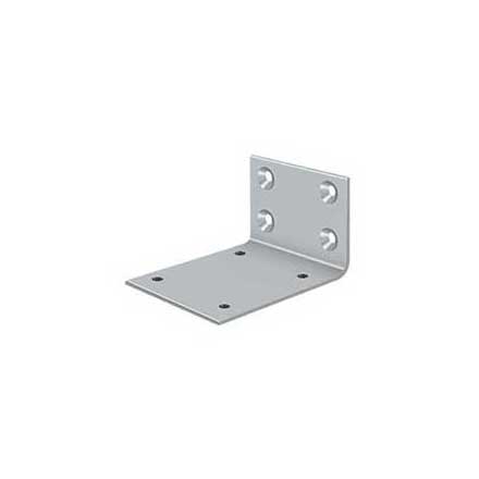 Deltana [JB-DASH95U26D] Double Action Door Hinge Jamb Bracket - Brushed Chrome Finish