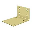 Deltana [JB-DASH95U3] Double Action Door Hinge Jamb Bracket - Polished Brass Finish