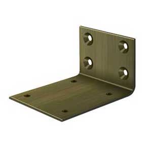Deltana [JB-DASH95U5] Double Action Door Hinge Jamb Bracket - Antique Brass Finish