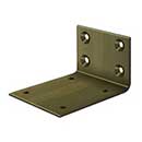 Deltana [JB-DASH95U5] Double Action Door Hinge Jamb Bracket - Antique Brass Finish