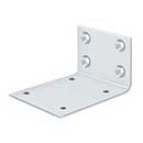 Deltana [JB-DASH95USP] Double Action Door Hinge Jamb Bracket - Prime White Finish