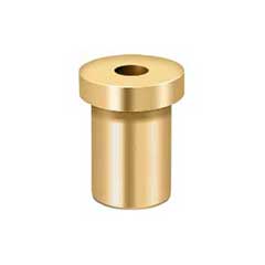 Deltana [PB985CR003] Solid Brass Door Pivot Hinge Base - Polished Brass (PVD) Finish - 1 1/4&quot; L
