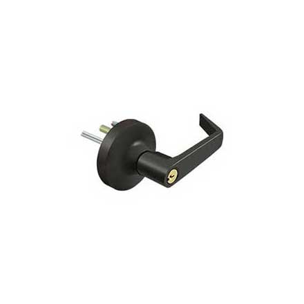 Deltana [LTED80LS-10B] Commercial Door Exit Device Lever Trim - Entry - Clarendon Lever - Oil Rubbed Bronze Finish