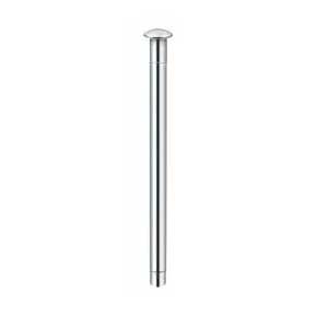 Deltana [PIN-ST35U26] Steel Door Butt Hinge Barrel Pin - Polished Chrome Finish - 3 5/8" L