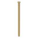 Deltana [PIN-ST4U4] Steel Door Butt Hinge Barrel Pin - Brushed Brass Finish - 4" L