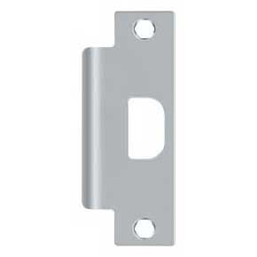 Deltana [SPAN478U26D] Steel Door Strike Plate - T-Strike - ANSI - Brushed Chrome Finish - 4 7/8" L