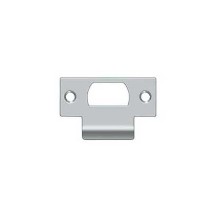 Deltana [SPTS275U26D] Solid Brass Door Strike Plate - T-Strike - Brushed Chrome Finish - 2 3/4&quot; L