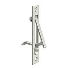 Deltana [EP475U14] Solid Brass Pocket Door Edge Pull - Polished Nickel - 4&quot; L