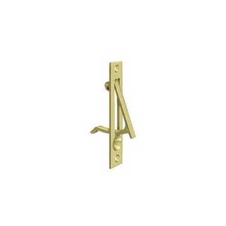 Deltana [EP475U3] Solid Brass Pocket Door Edge Pull - Polished Brass - 4&quot; L