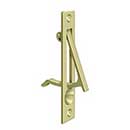 Deltana [EP475U3-UNL] Solid Brass Pocket Door Edge Pull - Polished Brass (Unlacquered) - 4" L