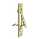 Deltana [EP475U3-UNL] Solid Brass Pocket Door Edge Pull - Polished Brass (Unlacquered) - 4" L