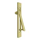 Deltana [EP6125U3-UNL] Solid Brass Pocket Door Edge Pull - Polished Brass Unlacquered - 6 1/4" L