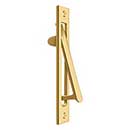 Deltana [EP6125CR003] Solid Brass Pocket Door Edge Pull - Polished Brass (PVD) - 6 1/4&quot; L