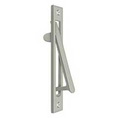 Deltana [EP6125U15] Solid Brass Pocket Door Edge Pull - Brushed Nickel - 6 1/4&quot; L