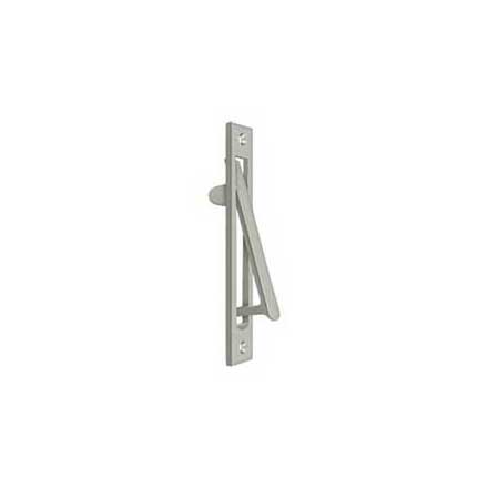 Deltana [EP6125U15] Solid Brass Pocket Door Edge Pull - Brushed Nickel - 6 1/4" L