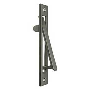 Deltana [EP6125U15A] Solid Brass Pocket Door Edge Pull - Antique Nickel - 6 1/4" L