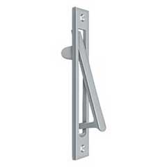 Deltana [EP6125U26D] Solid Brass Pocket Door Edge Pull - Brushed Chrome - 6 1/4&quot; L