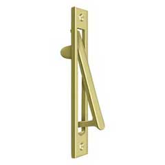 Deltana [EP6125U3] Solid Brass Pocket Door Edge Pull - Polished Brass - 6 1/4&quot; L