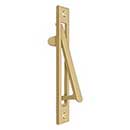 Deltana [EP6125U4] Solid Brass Pocket Door Edge Pull - Brushed Brass - 6 1/4" L