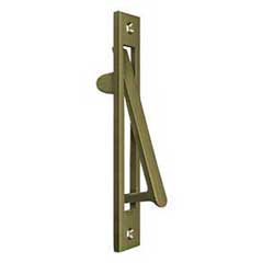 Deltana [EP6125U5] Solid Brass Pocket Door Edge Pull - Antique Brass - 6 1/4&quot; L