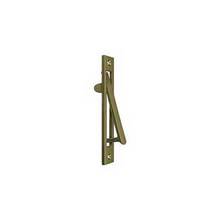 Deltana [EP6125U5] Solid Brass Pocket Door Edge Pull - Antique Brass - 6 1/4&quot; L