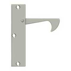Deltana [EPT425U15] Solid Brass Pocket Door Edge Pull - Thin - Brushed Nickel - 4 1/4&quot; L