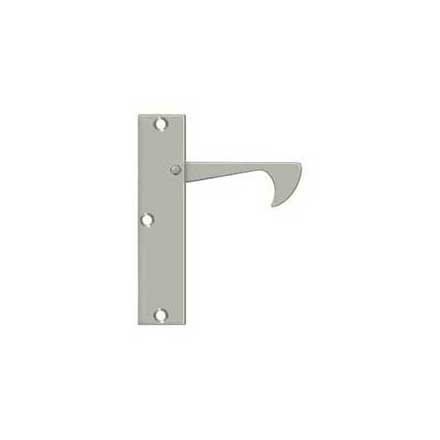 Deltana [EPT425U15] Solid Brass Pocket Door Edge Pull - Thin - Brushed Nickel - 4 1/4" L