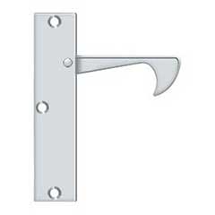 Deltana [EPT425U26] Solid Brass Pocket Door Edge Pull - Thin - Polished Chrome - 4 1/4&quot; L