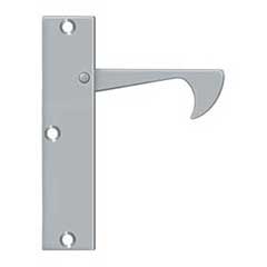 Deltana [EPT425U26D] Solid Brass Pocket Door Edge Pull - Thin - Brushed Chrome - 4 1/4&quot; L