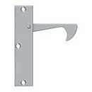 Deltana [EPT425U26D] Solid Brass Pocket Door Edge Pull - Thin - Brushed Chrome - 4 1/4" L