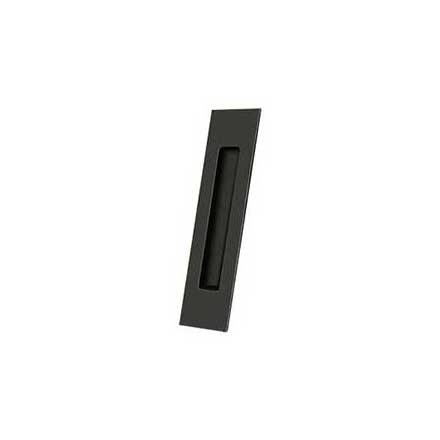 Deltana [FP10225U10B] Solid Brass Pocket Door Flush Pull - Rectangular - Oil Rubbed Bronze - 10&quot; L