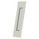 Deltana [FP10225U14] Solid Brass Pocket Door Flush Pull - Rectangular - Polished Nickel - 10" L