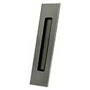 Deltana [FP10225U15A] Solid Brass Pocket Door Flush Pull - Rectangular - Antique Nickel - 10&quot; L