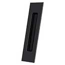 Deltana [FP10225U19] Solid Brass Pocket Door Flush Pull - Rectangular - Paint Black - 10&quot; L