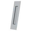 Deltana [FP10225U26D] Solid Brass Pocket Door Flush Pull - Rectangular - Brushed Chrome - 10&quot; L