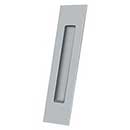 Deltana [FP10225U26D] Solid Brass Pocket Door Flush Pull - Rectangular - Brushed Chrome - 10&quot; L