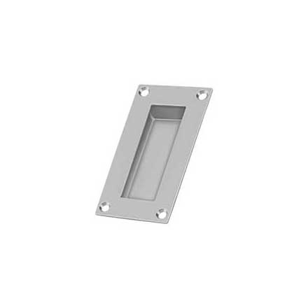 Deltana [FP155U32D] Stainless Steel Pocket Door Flush Pull - Rectangular - Brushed - 4 1/4&quot; L