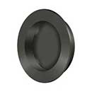 Deltana [FP238U10B] Solid Brass Pocket Door Flush Pull - Round - Oil Rubbed Bronze - 2 3/8" Dia.