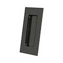 Deltana [FP40U10B] Solid Brass Pocket Door Flush Pull - Rectangular - Oil Rubbed Bronze - 4" L