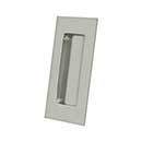 Deltana [FP40U15] Solid Brass Pocket Door Flush Pull - Rectangular - Brushed Nickel - 4&quot; L