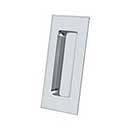 Deltana [FP40U26] Solid Brass Pocket Door Flush Pull - Rectangular - Polished Chrome - 4&quot; L