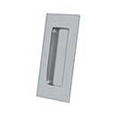 Deltana [FP40U26D] Solid Brass Pocket Door Flush Pull - Rectangular - Brushed Chrome - 4&quot; L