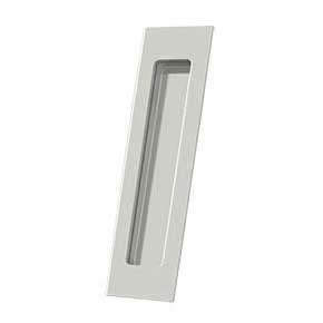 Deltana [FP7178U14] Solid Brass Pocket Door Flush Pull - Rectangular - Polished Nickel - 7" L