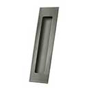 Deltana [FP7178U15A] Solid Brass Pocket Door Flush Pull - Rectangular - Antique Nickel - 7&quot; L