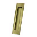 Deltana [FP7178U5] Solid Brass Pocket Door Flush Pull - Rectangular - Antique Brass - 7" L