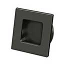 Deltana [FPS234U10B] Solid Brass Pocket Door Flush Pull - Square - Oil Rubbed Bronze - 2 3/4&quot; Sq.