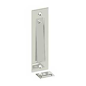 Deltana [PDB50U14] Solid Brass Pocket Door Jamb Bolt - Polished Nickel - 4 5/8" L