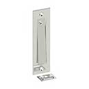 Deltana [PDB50U14] Solid Brass Pocket Door Jamb Bolt - Polished Nickel - 4 5/8" L