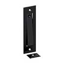 Deltana [PDB50U19] Solid Brass Pocket Door Jamb Bolt - Paint Black - 4 5/8" L