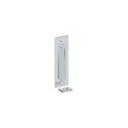 Deltana [PDB50U26] Solid Brass Pocket Door Jamb Bolt - Polished Chrome - 4 5/8" L